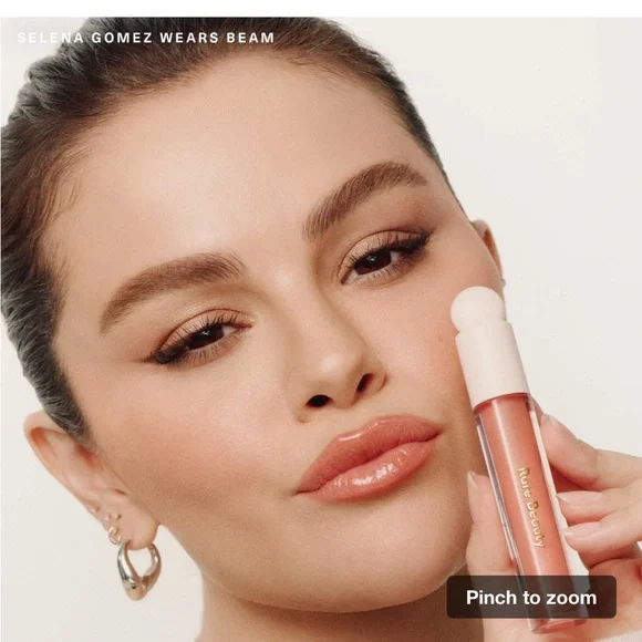 Rare Beauty Lip Gloss in Spark - Picture 2 of 7